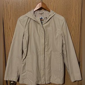 Gap Khaki Rain Coat Large